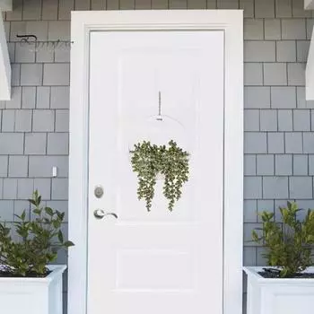 1 шт./2 шт. искусственные висячие растения добавляют естественную зелень, имитация дизайна, декоративные экологически чистые искусственные зеленые растения 1pc