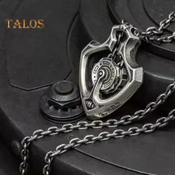 1 шт/2 шт Механическая вращающаяся шестерня подвеска ожерелье ретро панк шестерня ожерелье ручной работы стимпанк ювелирные изделия подарок для любителя панка золотистый