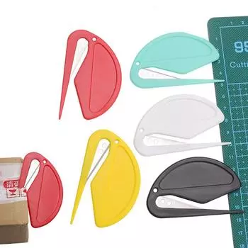 1 шт./2 шт. мини-пластик открывалка для писем художественный нож открывалка для почтовых конвертов резак для безопасных бумаг 1 Pc красный