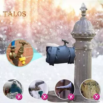 1 шт/2 шт наружный кран крышка утолщенный искусственная кожа кран антифриз крышка зимний наружный сад кран носок для защиты от замерзания 1pc зелёный