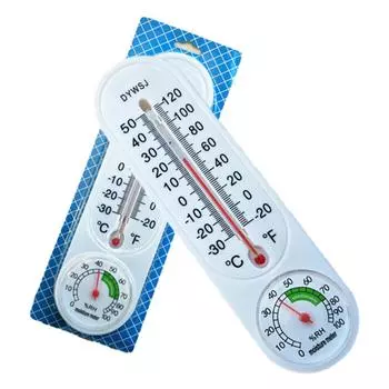 1 шт./2 шт. настенный термометр для внутреннего и наружного дома, сада, теплицы, посадки, измеритель влажности, измеритель температуры, инструмент для измерения 1pcs белый