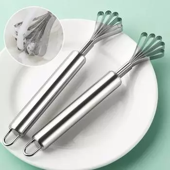 1 шт. 2 шт. Нож для измельчения кокоса, скребок для рыбьей чешуи, кухонные принадлежности из нержавеющей стали, инструмент для фруктов и овощей, ножи для удаления мяса