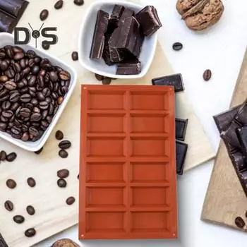 1 шт/2 шт очень глубокая силиконовая форма для шоколада толстая форма для шоколада с начинкой квадратные формы для шоколада кнафех орехи для десертов и конфет 1pc