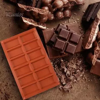 1 шт/2 шт очень глубокая силиконовая форма для шоколада толстая форма для шоколада с начинкой квадратные формы для шоколада кнафех орехи для десертов и конфет 1pc