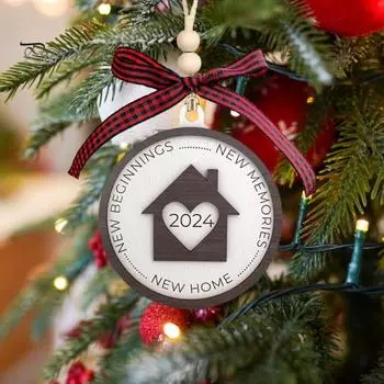 1 шт./2 шт. подвесное украшение для нового дома, новый дом, новое начало 2024 года, подарки на новоселье, украшение для дома для женщин, пар, домовладельцев B