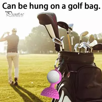 1 шт./2 шт. портативный силиконовый очиститель для мячей для гольфа, держатель для хранения щеток для чистки гольфа, удобный для переноски, подарок для любителей гольфа S 1pc синий