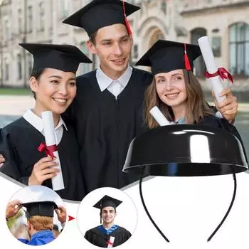 1 шт./2 шт. повязка на голову для выпускной шапочки, вставьте форму и закрепите аксессуары для выпускной шапочки, повязка для волос против выпадения для аспирантов 1pc
