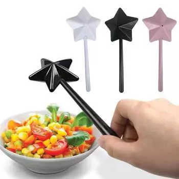 1 шт./2 шт. разбрасыватель соли в форме звезды, солонка для перца, диспенсер, причудливая соляная палочка, кухонные аксессуары розовый/белый