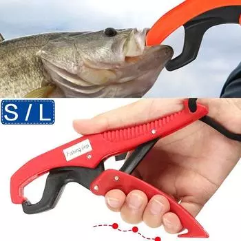 1 шт./2 шт., ручка для губ для рыбалки на открытом воздухе, плавающий зажим, плоскогубцы, контроллер для рыбы, рыболовные инструменты, 2 размера, опционально, YSL S чёрный