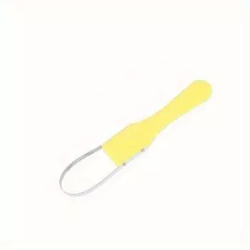 1 шт/2 шт ручной петлевой инструмент для удаления сорняков с пластиковой ручкой для газонов и дворов. жёлтый