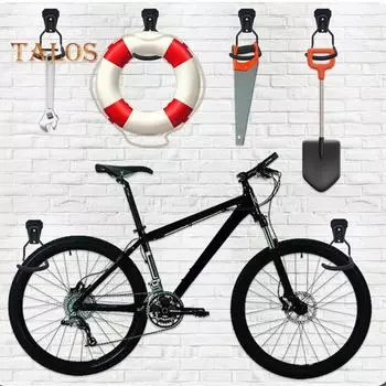 1 шт./2 шт. стойка для велосипеда настенный держатель для велосипеда в помещении вешалка для горного велосипеда крючок для хранения велосипеда стойка для потолка гаража 1pc чёрный