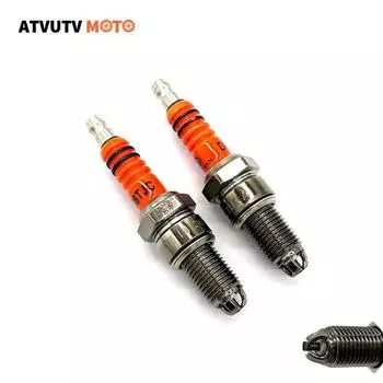 1 шт./2 шт. свеча зажигания D8TC мотоциклетная свеча зажигания для 125cc 150cc 200cc CG125 CG150 CF250 ATV Quad Scooter Pit Dirt Bikes 1pcs