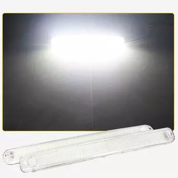 1 шт/2 шт светодиодная световая панель четыре ряда светодиодная световая панель 12-85 В 12 Вт 84 светодиода потолочная световая панель для крыши автофургона грузовика кемпера