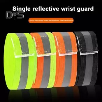 1 шт/2 шт светоотражающая лента для рук, ног, лодыжек, для спорта на открытом воздухе, светоотражающее снаряжение, ремни безопасности для ночной ходьбы, езды на велосипеде, бега 1pc