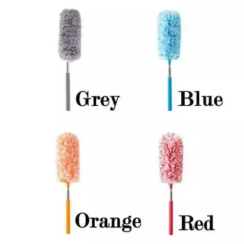 1 шт./2 шт. выдвижные тряпки с перьями, телескопическая щетка для чистки из микрофибры с длинной ручкой, моющиеся тряпки для автомобиля, инструменты для чистки домашней офисной мебели красный