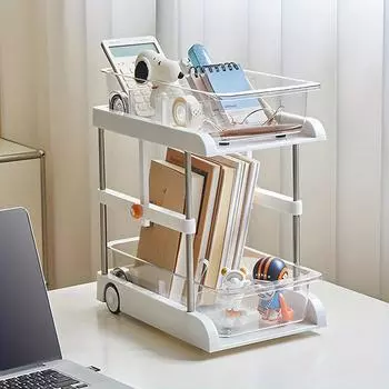 1 шт. 2-уровневая кухонная полка, органайзер без перфорации на столешнице, выдвижная со шкивом, выдвижная полка под раковиной