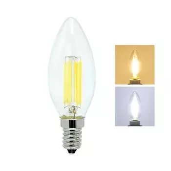 1 шт. 2 Вт 4 Вт 6 Вт E14 светодиодная лампа накаливания стекло COB чипсы лампа 220 В ретро свеча Эдисона для люстры освещение E14 2W теплый белый