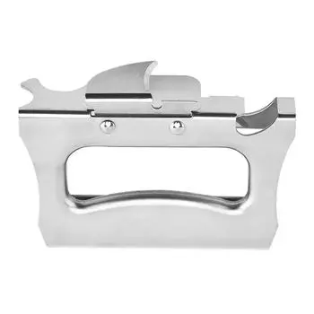 1 шт. 2в1 Открывалка для бутылок и банок из нержавеющей стали с приспособлением для снятия крышек банок, многофункциональная для барных и кухонных аксессуаров