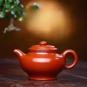 1 шт. 300 мл оригинальный чайник Ore Dahongpao фиолетовый глиняный горшок ручной работы ретро чайник zisha чайный набор подарок