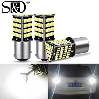 1 шт. 3014 87SMD 1156 BA15S P21W светодиод 1157 BAY15D P21/5W BAU15S PY21W лампа для автомобиля, задние фонари, стоп-сигналы R5W R10W, лампа заднего хода DRL, дневные ходовые огни 12 В 1156 BAU15S PY21W