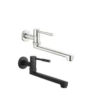 1 шт. 304 нержавеющая сталь удлиненный Bibocok кран для стиральной машины швабра бассейн одинарный холодный кран для балкона кран G1/2 настенный