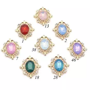 1 шт 30*34 мм новые акриловые кнопки жемчужные стразы серебряные кнопки из сплава сделай сам A5