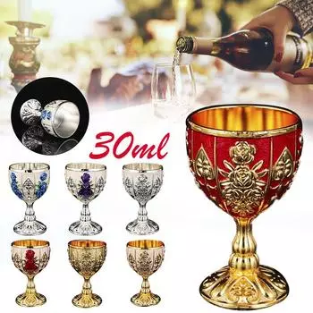 1 шт. 30 мл высококачественный бытовой стакан для ликера Глоток винтажного дорогого творческого индивидуального украшения для коктейлей с защитой от падения