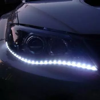 1 шт. 30 см 15 Smd 12 В светодиодная лента для автомобиля, стильный интерьер, декоративные атмосферные лампы, внешняя модификация, окружающий свет белый