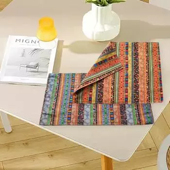 1 шт. 30x40 см хлопковые и льняные салфетки в китайском стиле в западном стиле, двухслойные подставки под приборы, этнические богемные коврики для стола