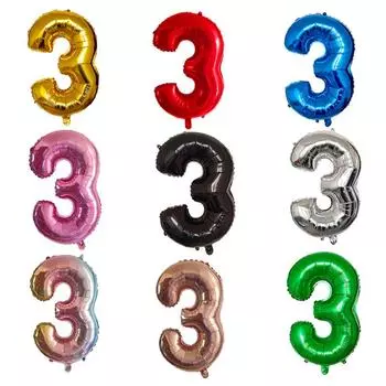 1 шт. 32 дюйма, красные, черные, золотые, серебряные, зеленые шарики из фольги с цифрами, гелиевые шары для детского душа, украшения для дня рождения, свадьбы, вечеринки, поставки 32inch серебряный