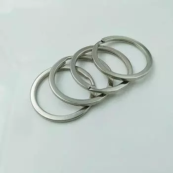 1 шт. 32 мм металлический брелок для ключей разрезные кольца унисекс брелок для ключей брелок аксессуары