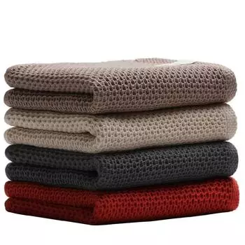 1 шт. 33x72 см 100% хлопок элегантная мягкая впитывающая мочалка однотонное полотенце для взрослых для ванной комнаты для мужчин 33x72cm&1pc красный