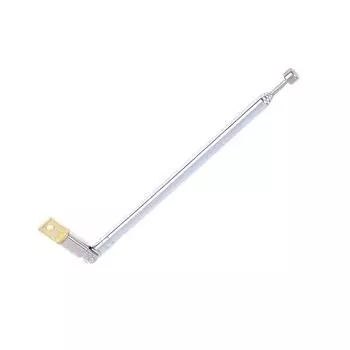 1 шт., 37 см, 5 секций, телескопическая антенна из нержавеющей стали, AM FM-радио, универсальная антенна