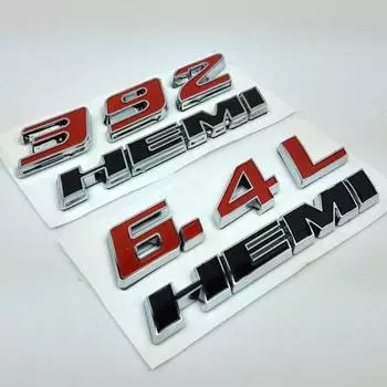 1 шт. 392 6.4L HEMI автомобильный Стайлинг ABS HEMI автомобильные наклейки эмблемы украшения 392