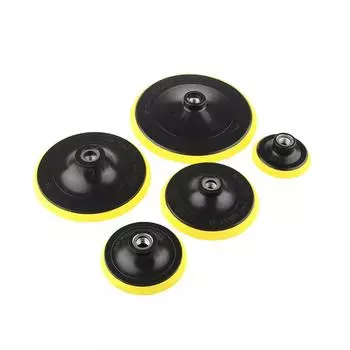 1 шт. 3/4/5/6/7 дюймов Автомобильная опорная пластина M14 с липучкой для полировки и шлифовки, диаметр 75,100,125,150,180 мм Ручной инструмент