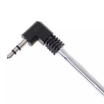 1 шт. 3,5 мм разъем FM-радио антенна для радио небольших динамиков мобильного телефона 250MM чёрный