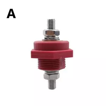 1 шт. 3/8-дюймовый штифтовый соединительный элемент для аккумуляторной батареи 300A 48 В постоянного тока, латунные клеммные разъемы для электрозапчастей для автофургонов, грузовиков, лодок A