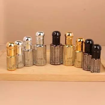 1 шт. 3 мл/6 мл/12 мл кристалл с лазерным покрытием, флакон с эфирным маслом, флакон-дозатор, спиральная герметичная капельница, флакон-роллер для духов 3ml, 1Pcs