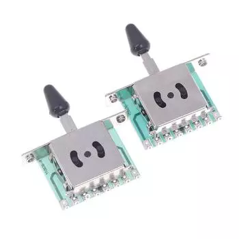 1 шт. 3-позиционный 5-позиционный 8-клавишный переключатель звукоснимателей для электрогитары с черным наконечником для St Sq электрогитары Stamper 5 Way