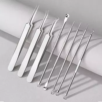 1 шт./3 шт./5 шт./8 шт. ультратонкая игла от прыщей, точный инструмент для удаления угрей, антикоррозийная игла от прыщей из нержавеющей стали