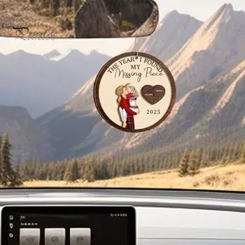 1 шт./3 шт. Год, когда я нашел свою пропавшую часть, деревянное украшение, двухслойное парное рождественское украшение для рождественской годовщины, подарка на День святого Валентина A