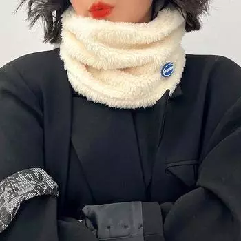 1 шт. 3 способа ношения модный многофункциональный шарф-пуловер шапка пушистый толстый ветрозащитный теплый утолщенный плюшевый шарф через голову