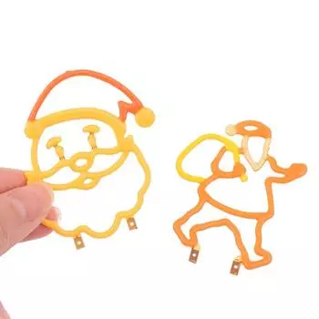 1 шт. 3 В Санта-Клаус светодиодный початок гибкая нить накаливания свеча диод сделай сам рождественский свет праздничная вечеринка украшение дома свет