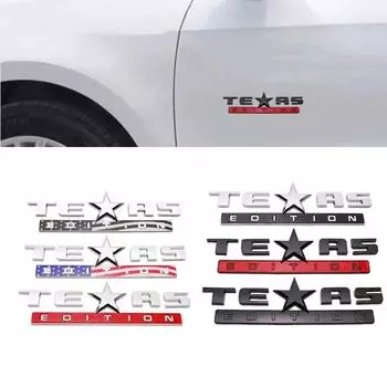 1 шт. 3D ABS TEXAS EDITION значок задний багажник крыло эмблема авто наклейки наклейки аксессуары Style-A