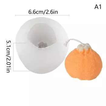 1 шт. 3D форма для фруктовой свечи, сделай сам, ароматерапия, ручная работа, соевый воск, кухонные принадлежности, силиконовая форма для мыла, свеча