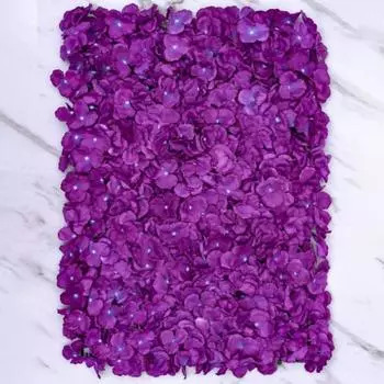 1 шт. 3D искусственная гортензия настенная панель 60x40 см искусственный настенный цветочный фон шелковая гортензия цветочная панель для фото украшения для дома вечеринки свадьбы синий