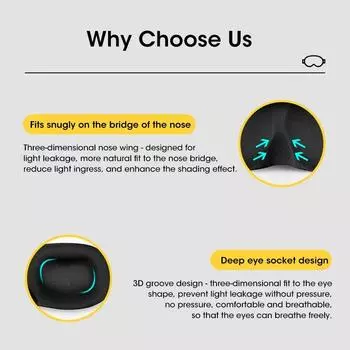 1 шт. 3D маска для сна, помощь в путешествии, отдых, повязка на глаза, мягкая маска для сна, повязка на глаза, расслабляющий массажер для глаз серый