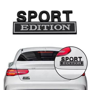 1 шт. 3D металлическая листовая доска SPORT EDITION логотип модифицированный кузов значок знак наклейки на машину наклейка универсальный автомобиль внешний декор аксессуары
