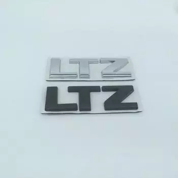 1 шт., 3D металлический логотип LTZ, наклейка на крыло автомобиля, боковые наклейки, эмблема, значок, наклейка, Стайлинг автомобиля, автоаксессуары серебряный