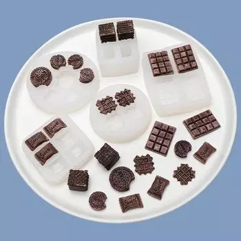 1 шт. 3D мини шоколадное печенье вафли силиконовые формы для помадки свечи помадка воск плавится формы ягоды шоколадные конфеты форма